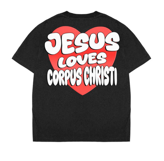 JESUS LOVES CORPUS CHRISTI SHIRT (PRE-ORDER)