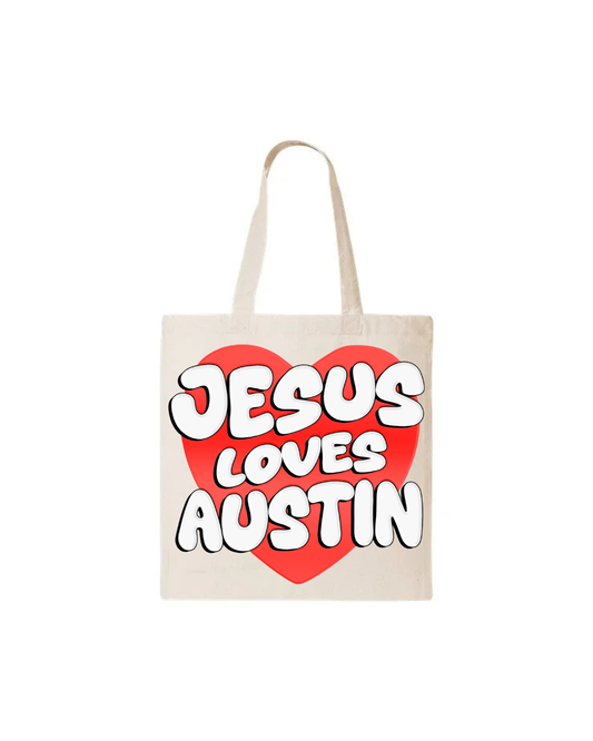 JESUS LOVES AUSTIN TOTE (PRE-ORDER)
